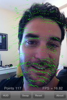 Lucas Kanade Optical Flow for the iPhone V1.0